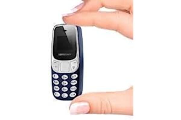 Blue Mini Mobile Phone - Galaxy Star Electronics Smallest Keypad