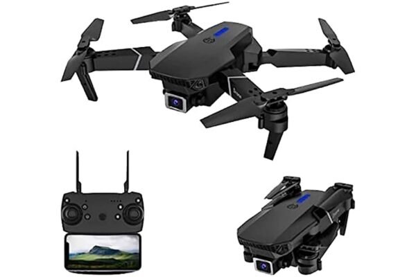 Blessbe Foldable Hastan Drone with Dual Camera HD