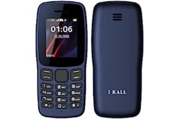 IKALL K100 Dual Sim Keypad Mobile with 1.8 Inch Display (Blue)