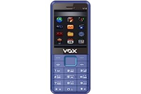 Vox V14 Blue Keypad Mobile - Dual Sim