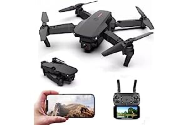 Bhayani Foldable Toy Drone With Hq Wifi Camera