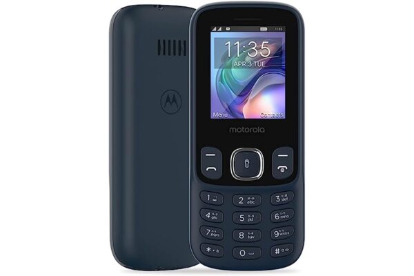 Motorola A10e Dual Sim Keypad Mobile - Dark Blue