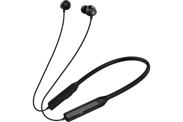 boAt Rockerz Apex Bluetooth Wireless in Ear Earphones Stellar Black
