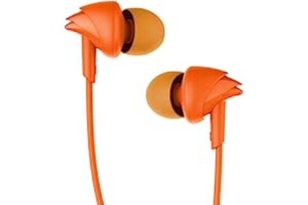 boAt Bassheads 100 Wired in Ear Earphones with Mint Orange
