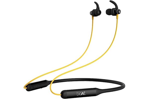 boAt Rockerz 335 Bluetooth in Ear Neckband with Yellow