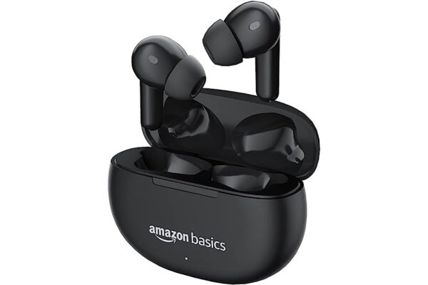 AmazonBasics TRUE Wireless in-Ear Earbuds with Mic