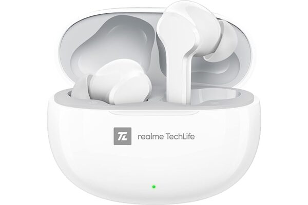 realme TechLife Buds T100 Bluetooth Truly Wireless in White