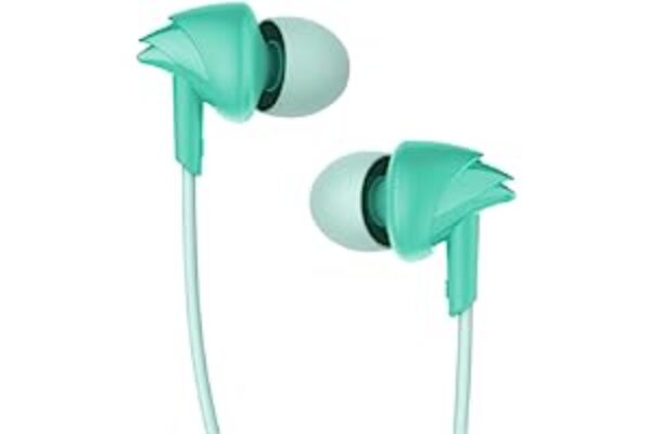 boAt Bassheads 100 Wired in Ear Earphones with Mint Green