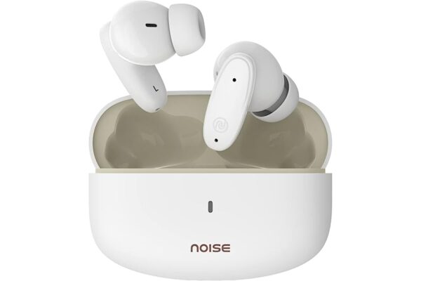 Ivory White Hyper Sync Truly Wireless Earbuds with 50H Playtime