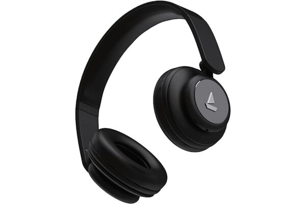 boAt Rockerz 450 Bluetooth On Ear Headphones with Luscious Black