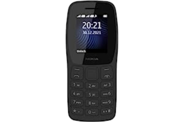 Nokia 105 Dual SIM Keypad Mobile Phone - Charcoal