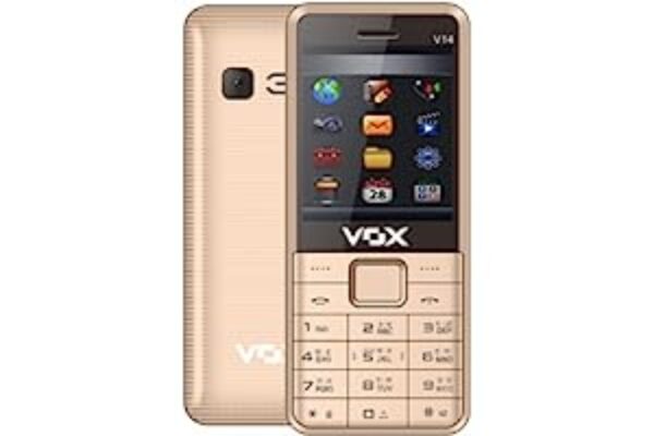 Vox V14 Brown Keypad Mobile - Dual Sim