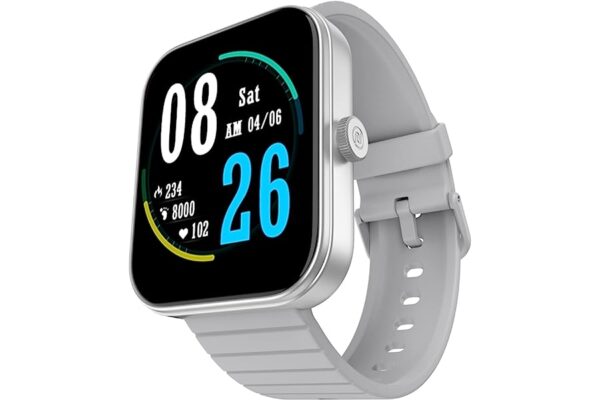 Noise Newly Launched ColorFit Pulse 3 with 1.96" Silver Grey