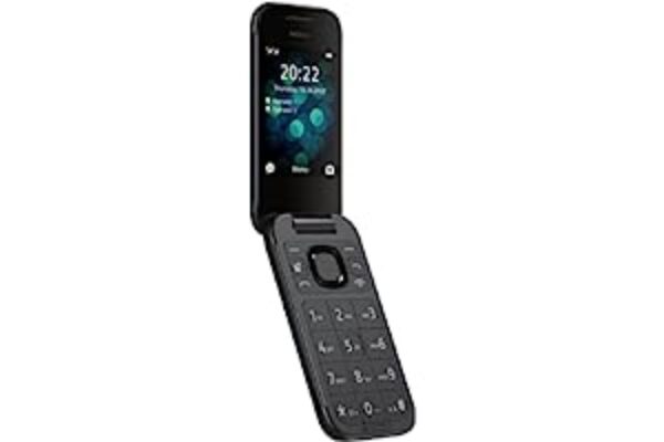 Black Nokia 2660 Flip 4G Volte Keypad Phone with Dual SIM