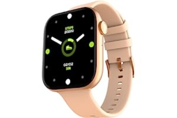 Fire-Boltt Ring 3 Smart Watch 1.8 Biggest Display Rose-Gold