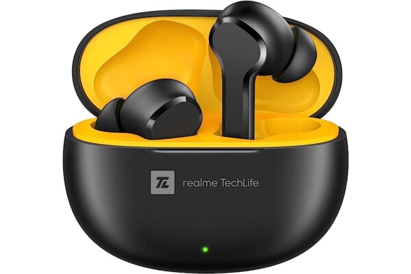 realme TechLife Buds T100 Bluetooth Truly Wireless in Black