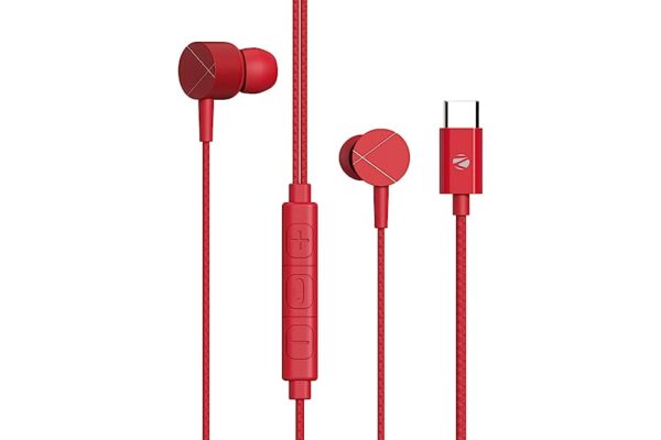 ZEBRONICS Zeb-Buds C2 in Ear Type C Wired Red