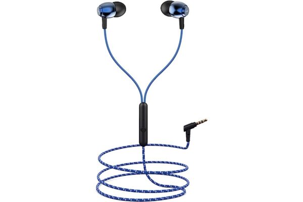 boAt Bassheads 162 in Ear Wired Earphones with Jazzy Blue