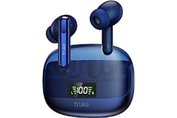 truke Newly Launched Buds Vibe TRUE Wireless in Blue