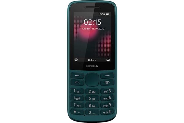 Nokia 215 4G Dual SIM Phone - Cyan Green