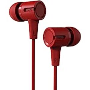 boAt Bassheads 102 in Ear Wired Earphones with Fiery Red