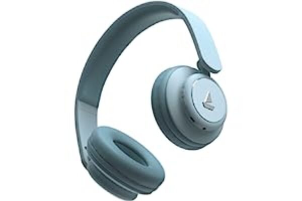 boAt Rockerz 450 Bluetooth On Ear Headphones with Aqua Blue
