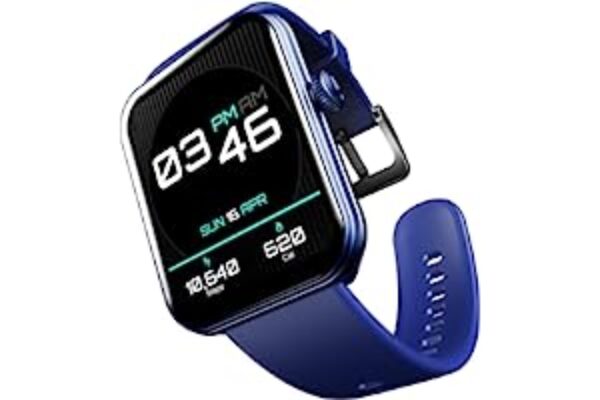 boAt Newly Launched Xtend Plus Smartwatch with 1.78" (Royal Blue