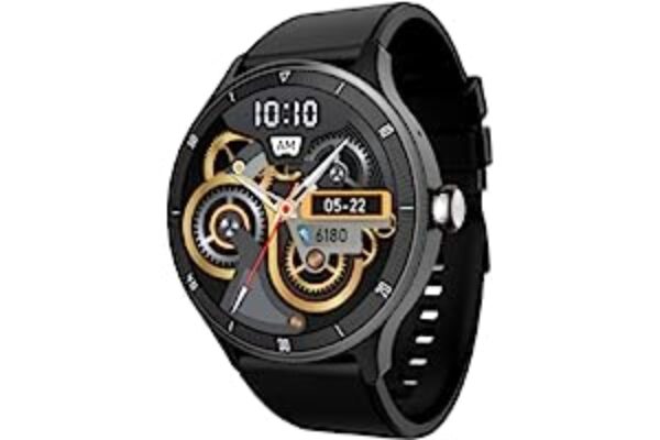 beatXP Flux 1.45" 3.6 cm Bluetooth Calling smartwatch Black