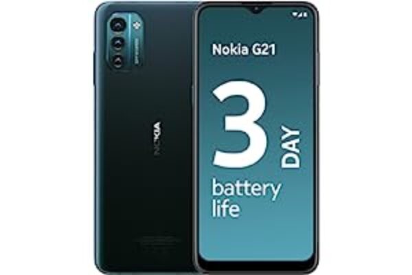 Nokia G21 Nordic Blue Android Smartphone with 3-Day Battery