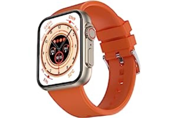 Fire-Boltt Gladiator 1.96" Biggest Display Smart Watch with Orange