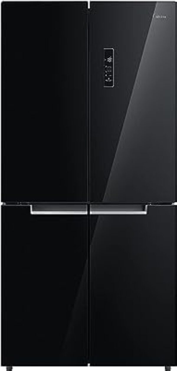 Midea Side By Side Refrigerator Black