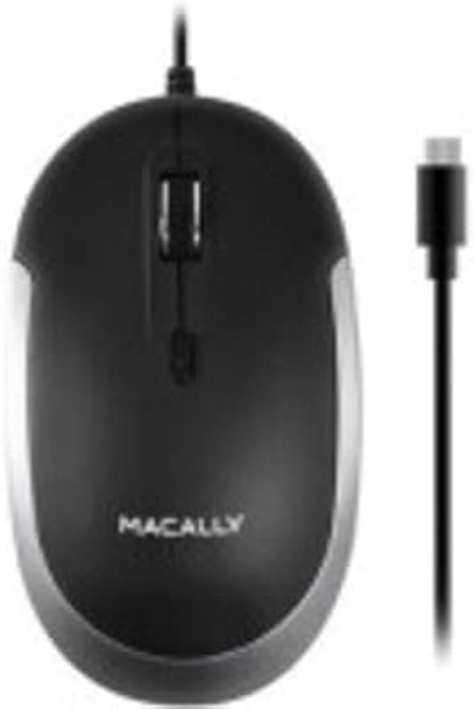 Macally Silent USB Type C Mouse