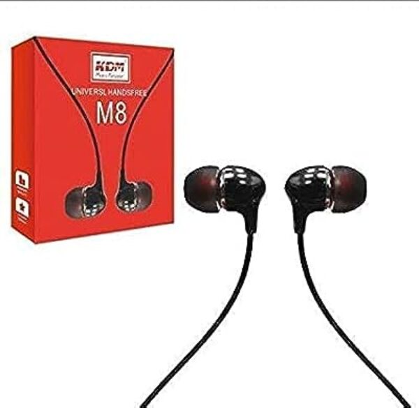 KDM M8 Wired Earphone with Mic