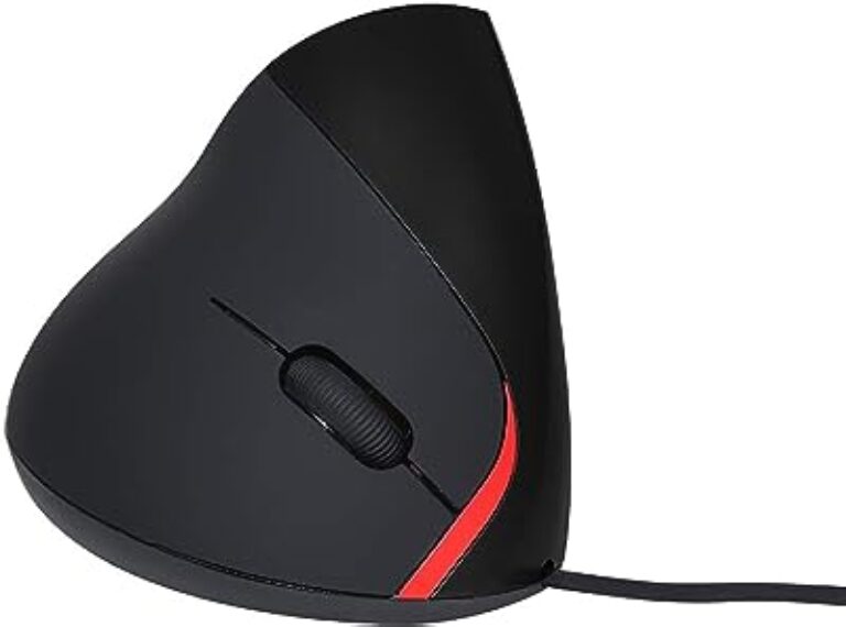 Docooler Wired Vertical Mouse Black