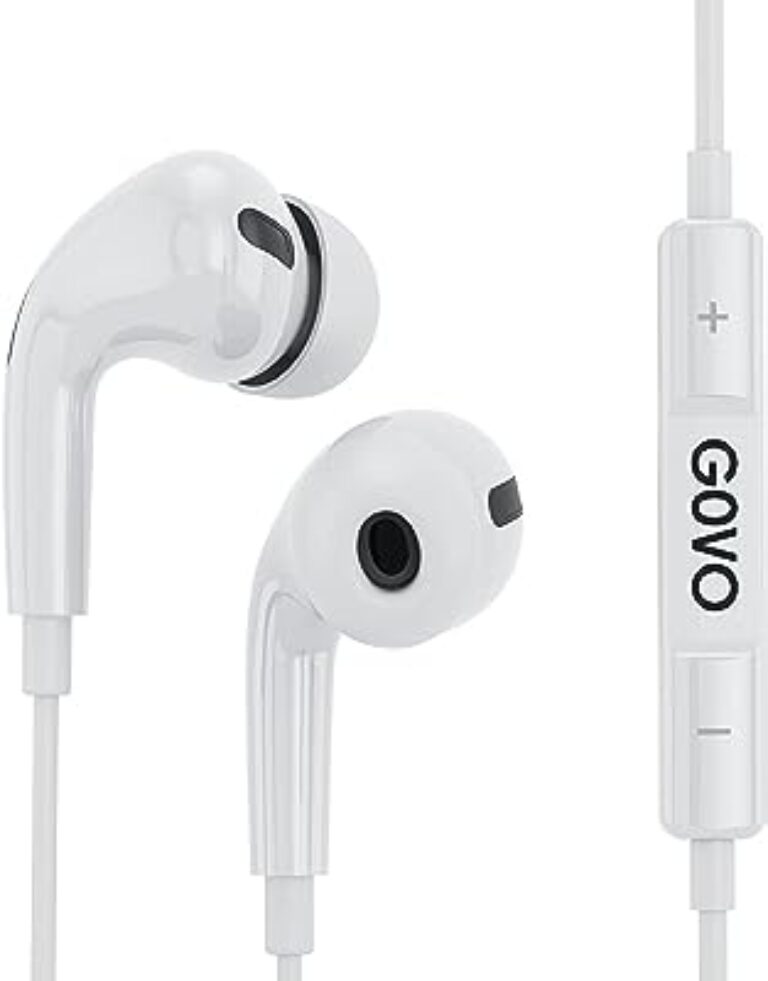 GOBASS 444 Earphones with HD Mic (White)