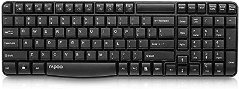 Rapoo E1050 Wireless Keyboard Black