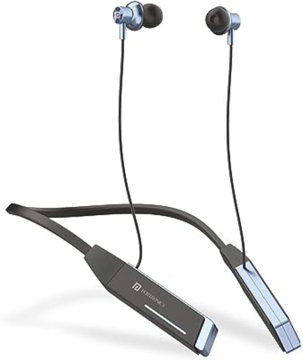 Portronics Harmonics Z2 Bluetooth Headset (Sky Blue)