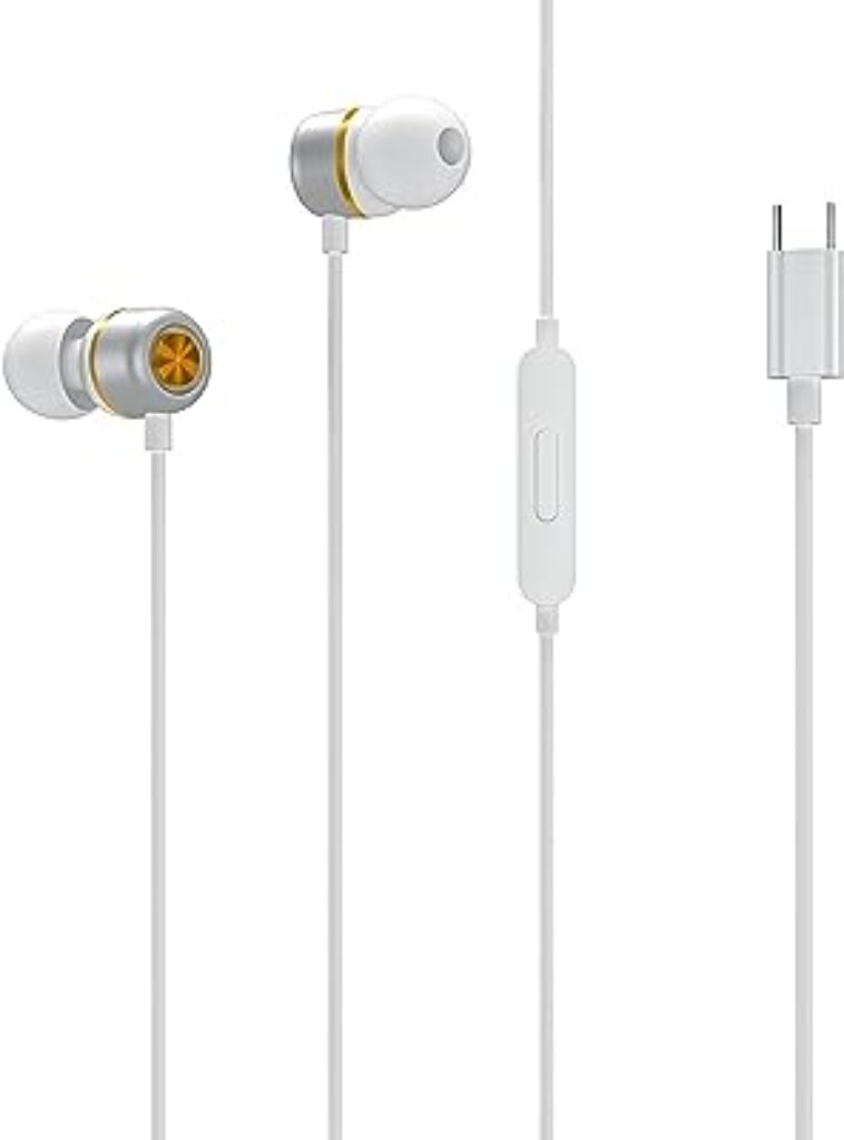 Portronics Conch 20 Wired Earphone White