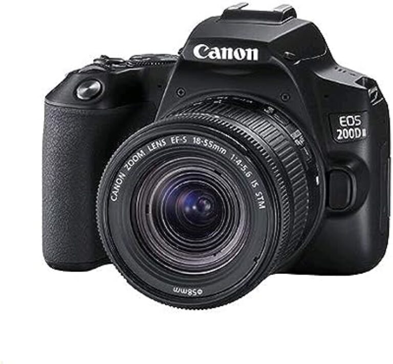 Canon EOS 200D II DSLR Camera Black