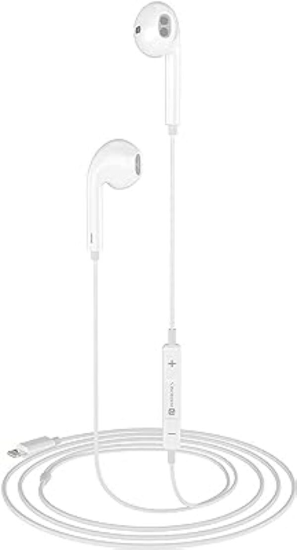 Portronics Conch 40 Wired Earphone White