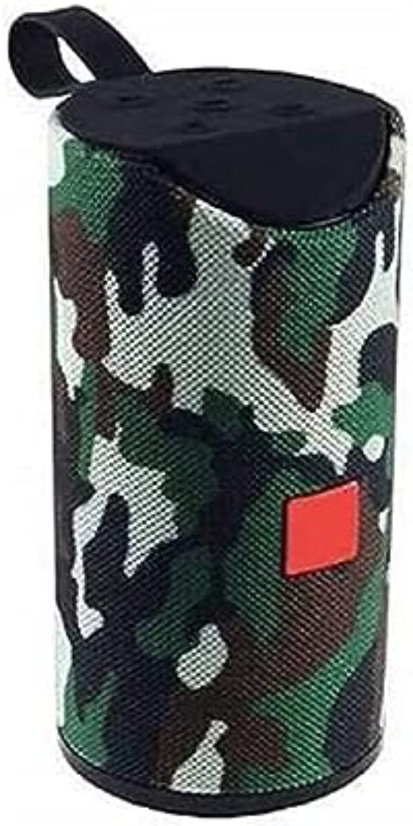 Dinsy Rechargeable Portable Bluetooth Speaker (Army Print)