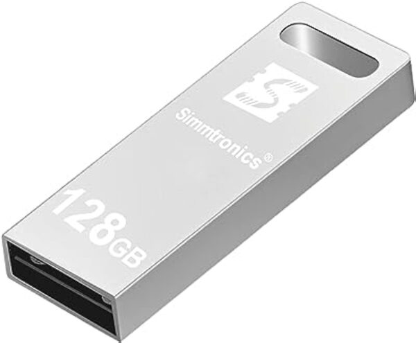 Simmtronics 128GB USB 2.0 Metal Pendrive