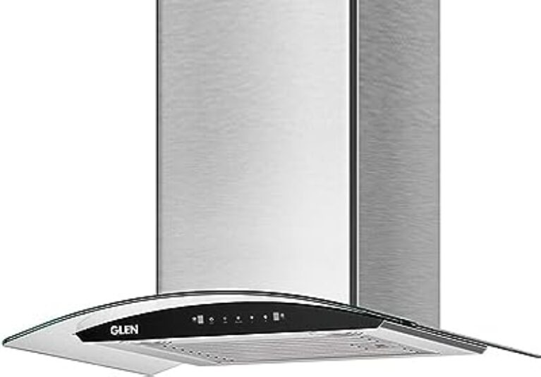 GLEN Auto-Clean Kitchen Chimney 6063 SS Silver