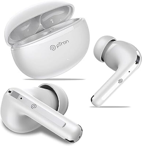 pTron Zenbuds Evo X1 TWS Earbuds (White)