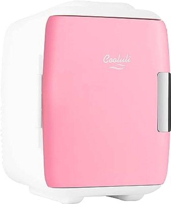 Cooluli Mini Fridge Electric Cooler (Pink)
