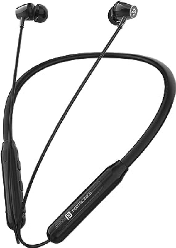Portronics Harmonics Z3 Bluetooth Earphones (Black)