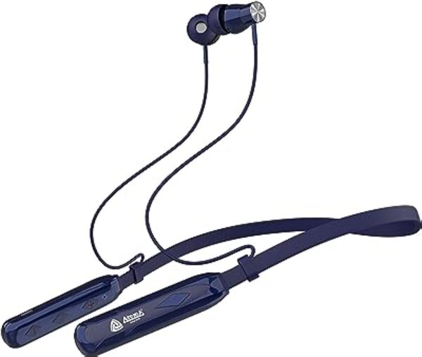 Aroma NB119 Bluetooth Neckband Headset (Blue) 100 Hrs