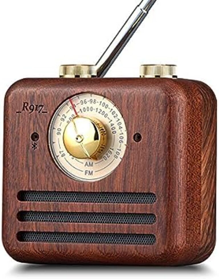 PAGARIA Retro Vintage Bluetooth Radio