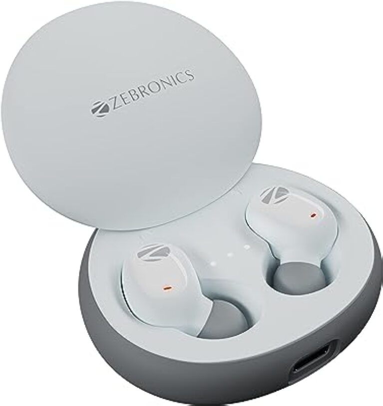 Zebronics Zeb-Sound Bomb N1 True Wireless Earbuds (Fog White)