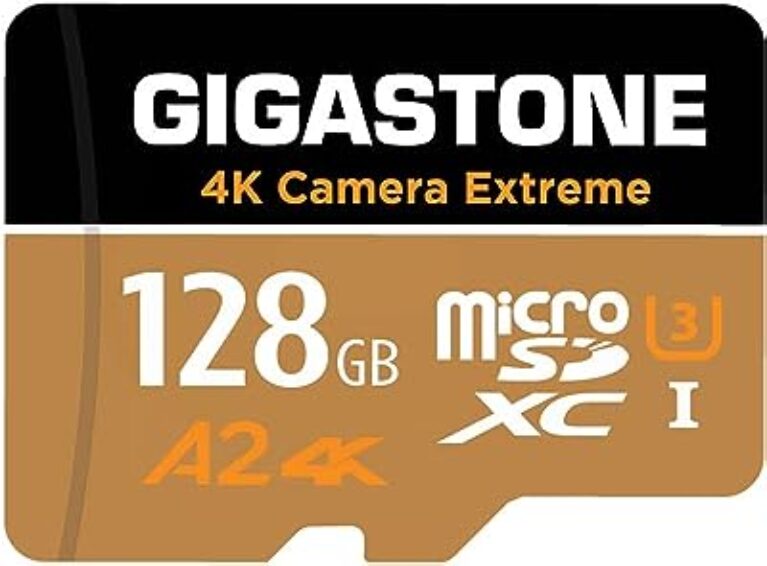 Gigastone 128GB Micro SD Card for 4K Camera